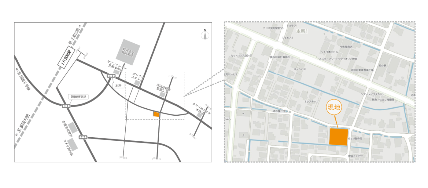 【見附市】 本所１ 分譲地