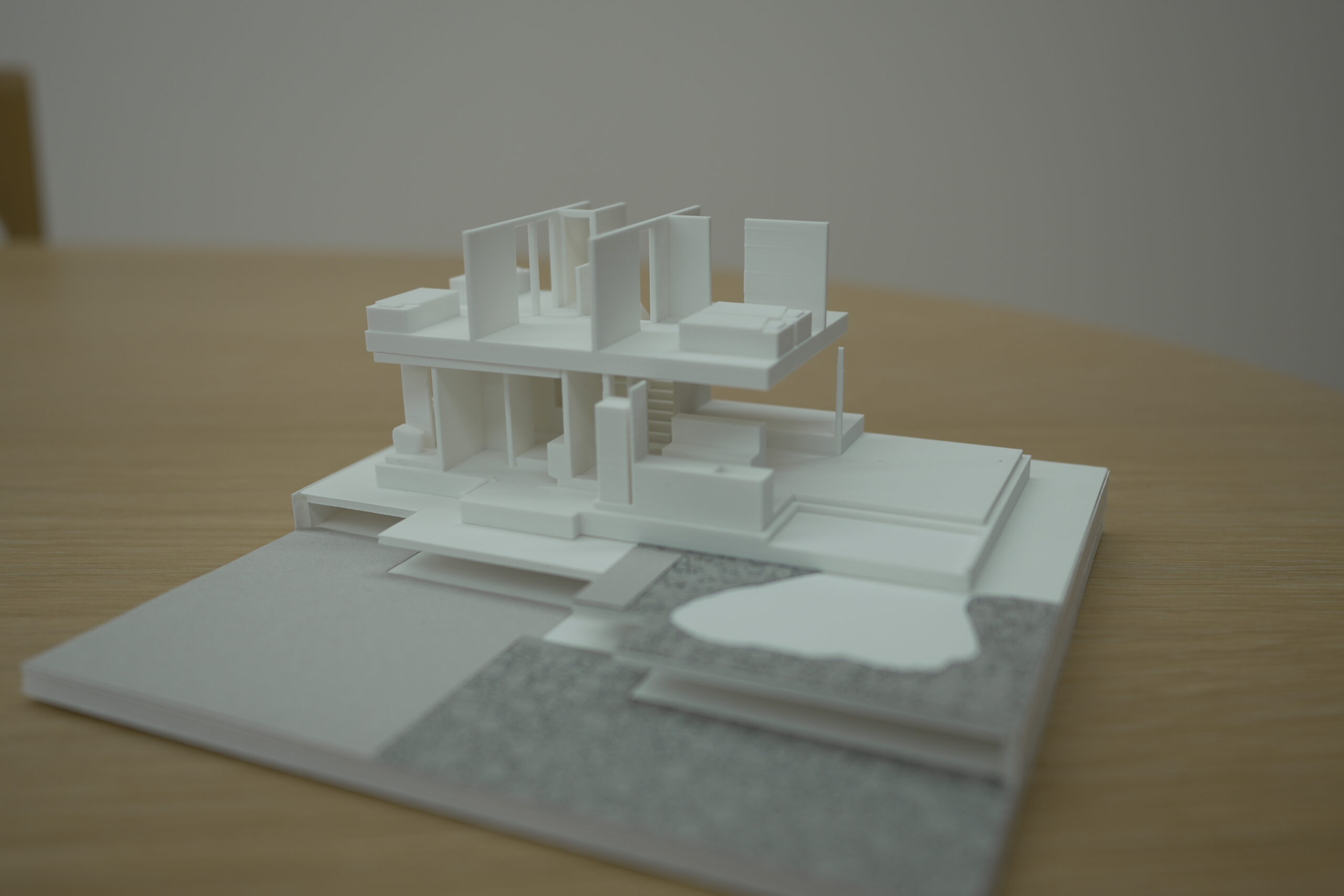 ３Dプリンターによる住宅模型