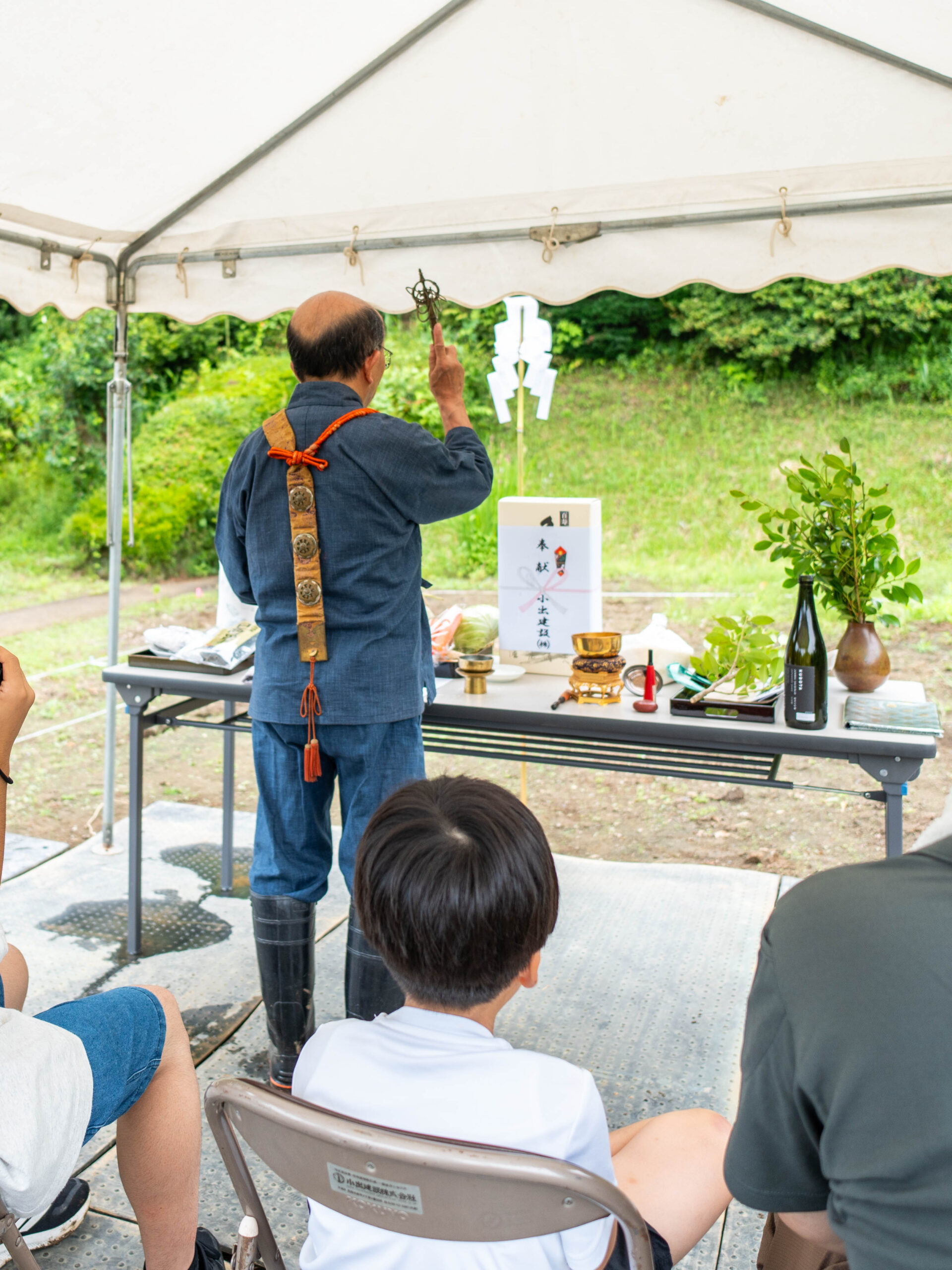 出雲崎町で地鎮祭