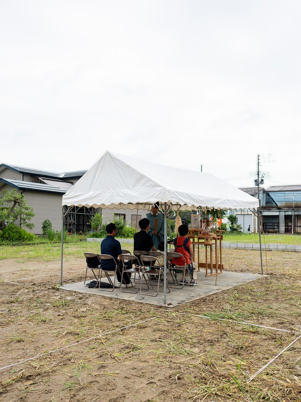 長岡花園エリアで地鎮祭と土地のこと